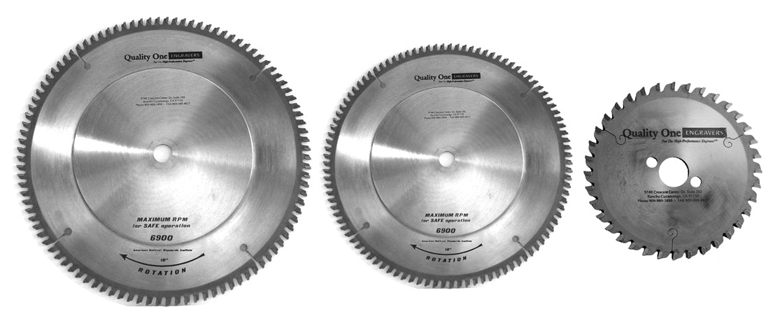 SAW BLADES – Quality One Engravers, INC