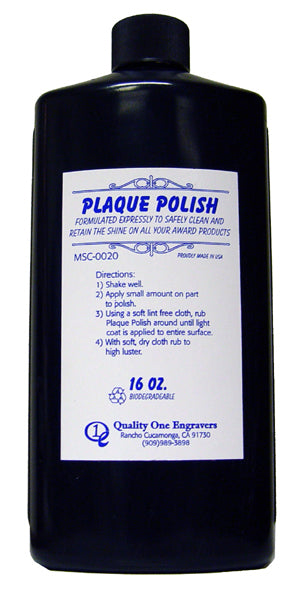 MSC-0020 <br> Plaque Polish, 16 oz