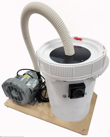 MSC-5008-090 <br> Collection Canister Assembly for Engraver App, 6-Gallon, with base