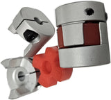 MMC-3012-044 <br> Coupling, HD 3 Piece Spider 1-4 x 1-4 x 1od x 1.25lg