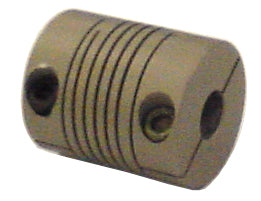 MMC-3012-027 <br> Coupling, Helical Beam 1" od x 1"lg, 1-4 x 5-16