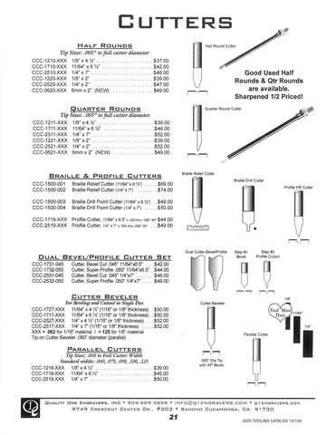 PDF File <br> Cutter for Engravers & Router 2025