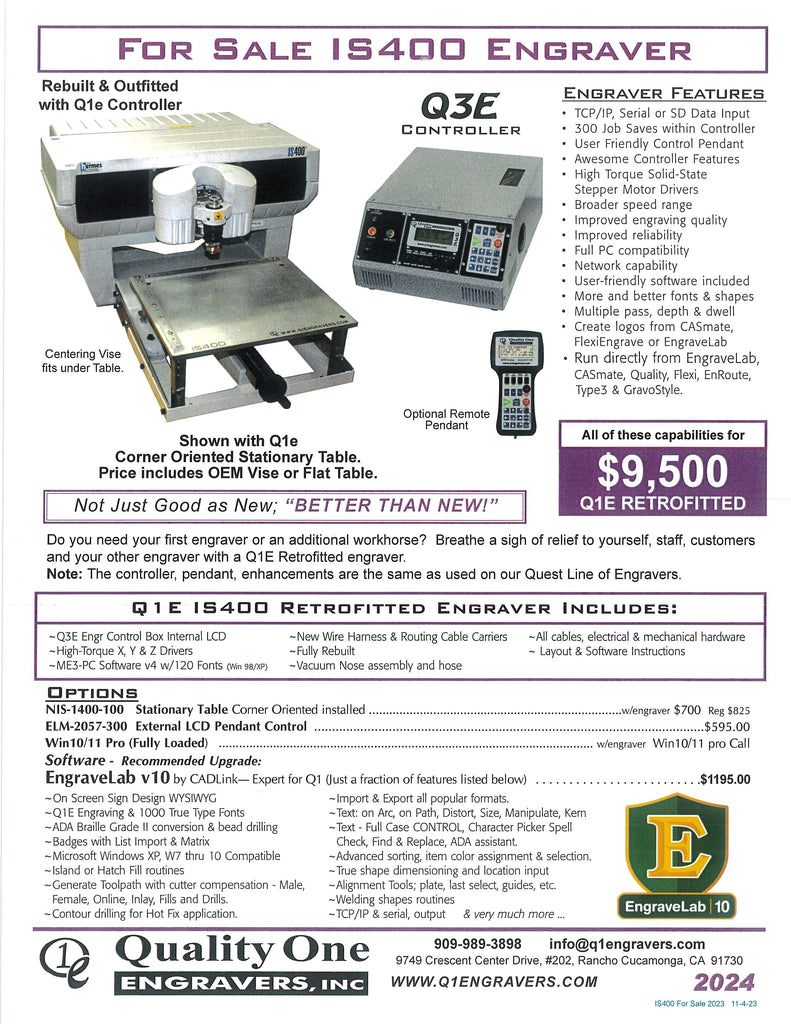 PDF File IS400 Used Rotary Engraver with Q3E controller 2024 – Quality ...