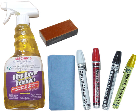 MSC-0054-100 <br> Paint Fill Kit; 5 pens, Wipes and Remover