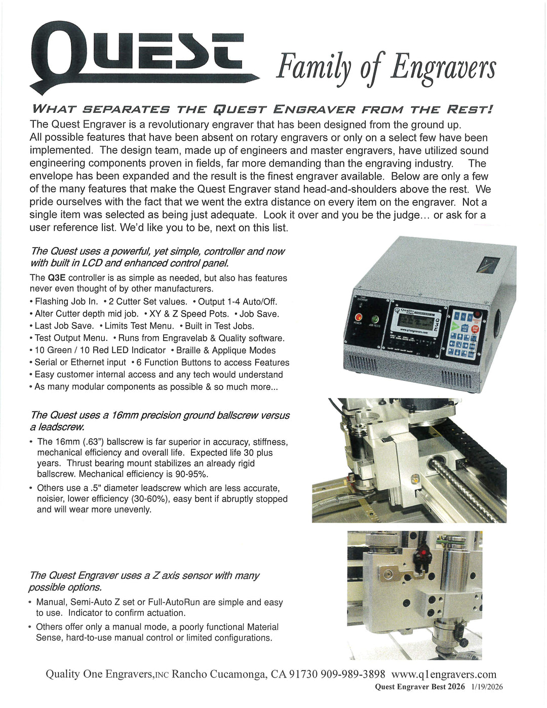 Quality One Engravers, INC