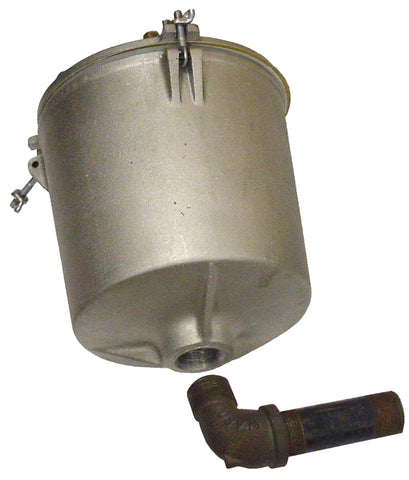 MSC-5005-090 <br> Collection Canister, 1-Gallon w-Inlet & Outlet Fittings