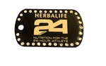 KEY-DIA-0001-H24 <br> Swarovski Diamond Key Tags Personalized Herbalife 24