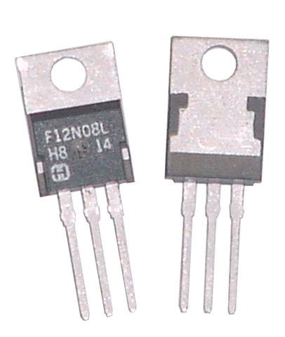 ELC-F12N08 <br> Power Transistor, F12N08L T0-220 package Pack of (8)