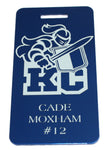 LUG-0001-KCK <br> Luggage - Bag Tags Personalized Kern County Knights