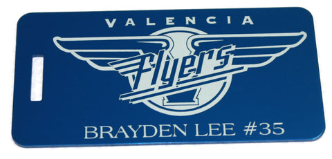 LUG-0001-VF <br> Luggage - Bag Tags Personalized Valencia Flyers