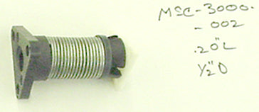 MMC-3000-002 <br> Leadscrew Nut Only, .20" Lead, .50 dia, Flanged (KERK)