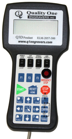 ELM-2057-300 <br> Q1E LCD Pendant Assy, Q3E - Q3D - Q3X