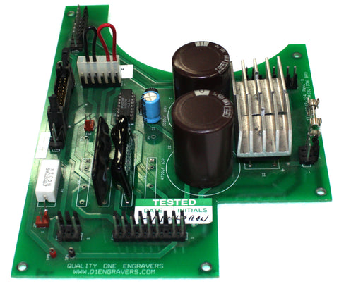 ELM-2049-104 <br> Q3X - Q3D Power Distribution Board Dual Bridge RevD "Exchange"